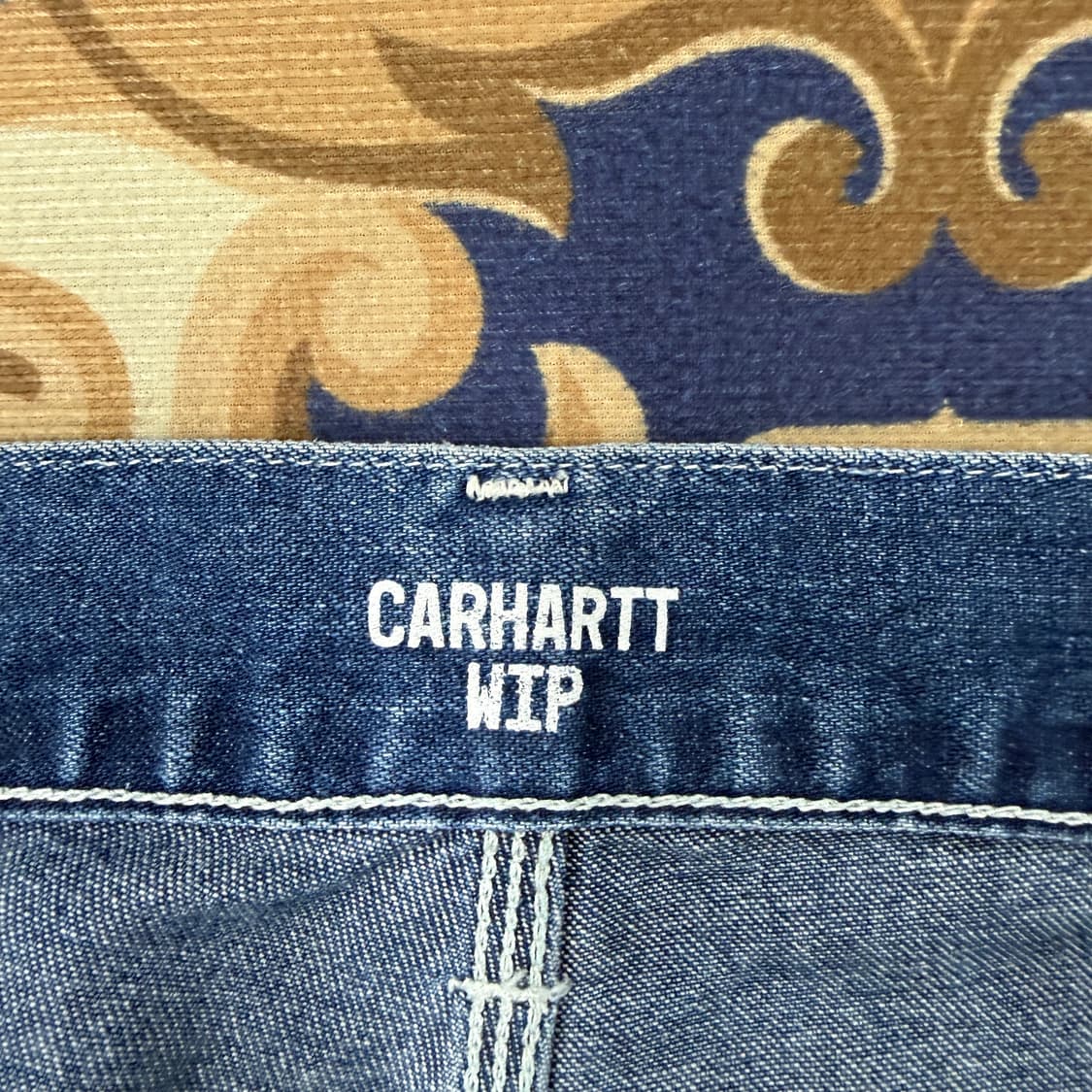 (32)칼하트WIP 싱글니 데님팬츠 상품이미지4