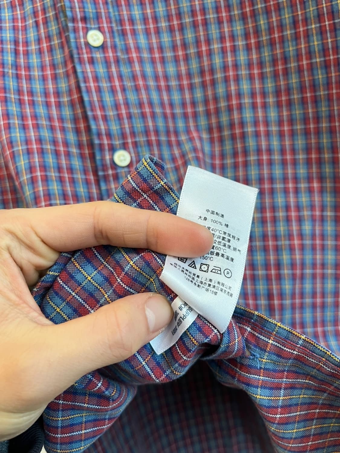 폴로랄프로렌 체크셔츠 M 상품이미지5