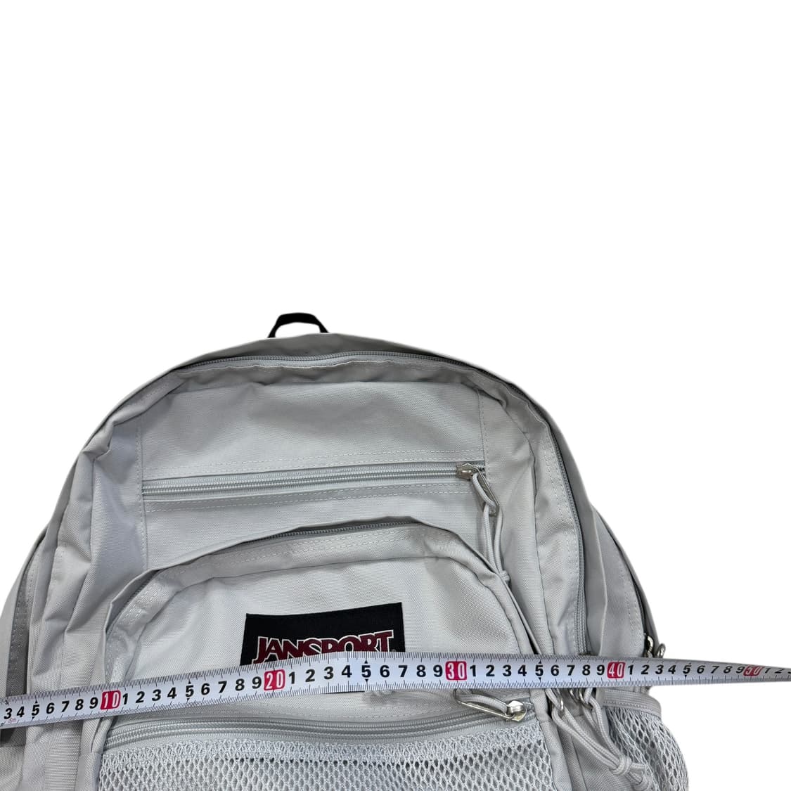 잔스포츠 빈티지 빅캠퍼스 그레이 메쉬 포켓 백팩 가방 상품이미지6