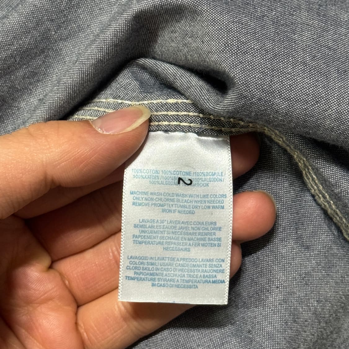 더블알엘 10ss 스티치 포켓 워크 셔츠 S 상품이미지9