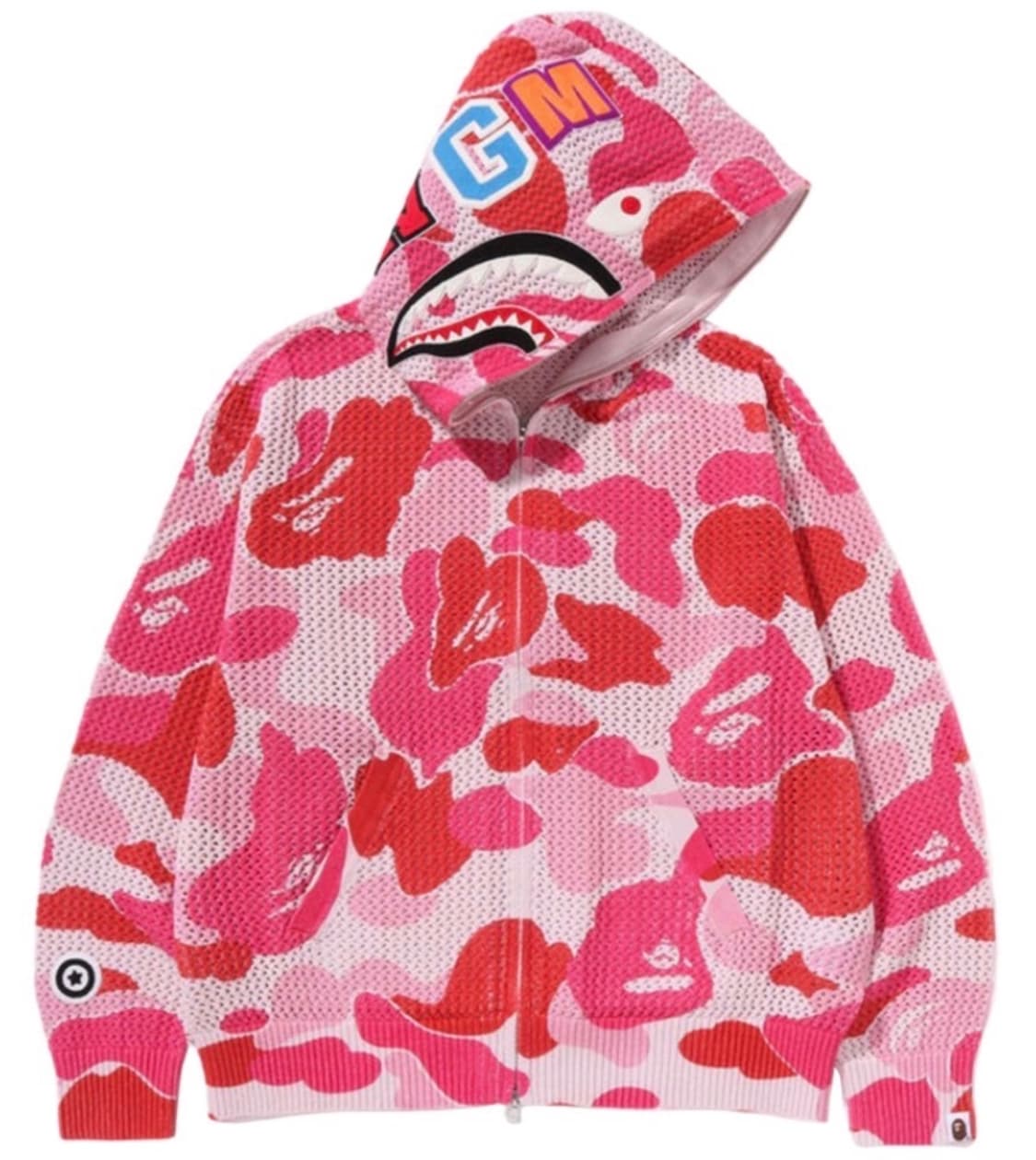 베이프 니트후드집업 상품이미지1