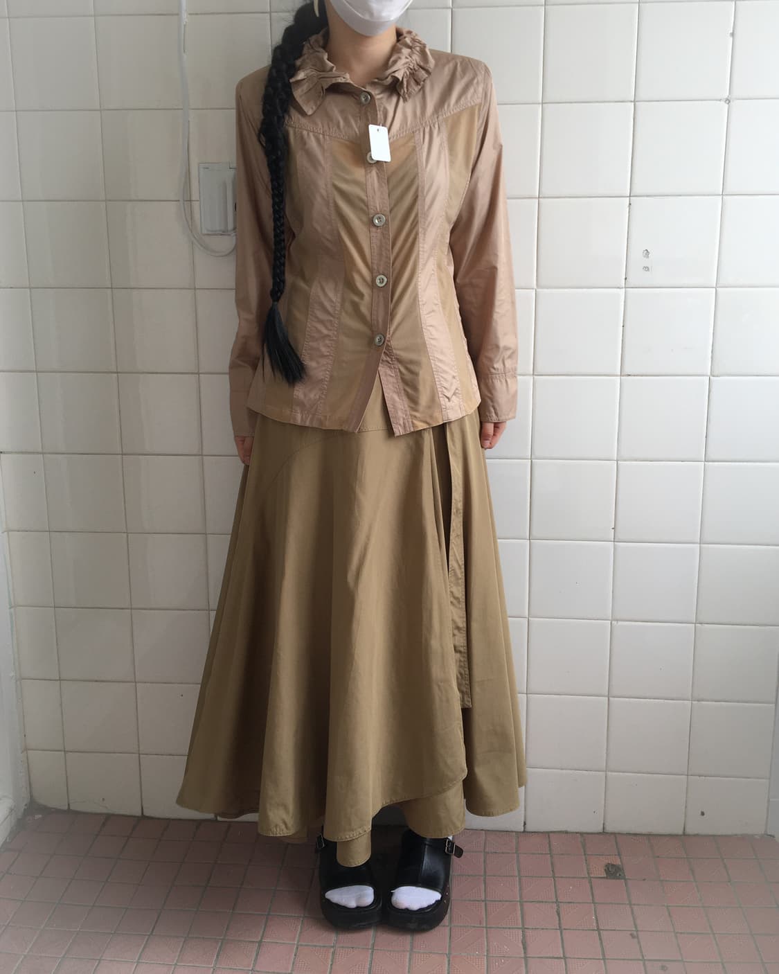 Line detail glossy jacket 상품이미지5