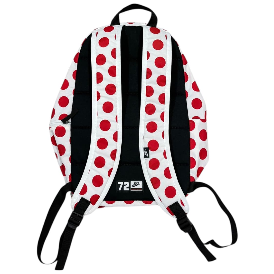 나이키 빈티지 모리걸 도트 땡땡이 폴카 패턴 백팩 가방 화이트 레드 상품이미지3