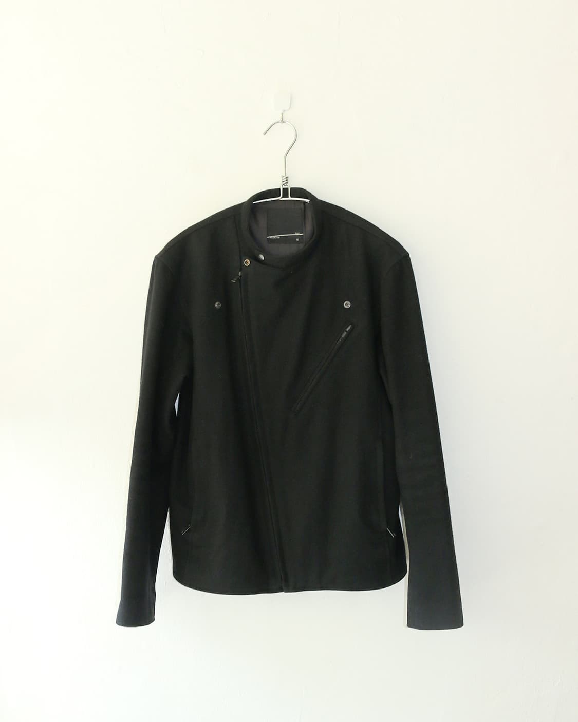 라드 뮤지션 사선 울 바이커 자켓  상품이미지1