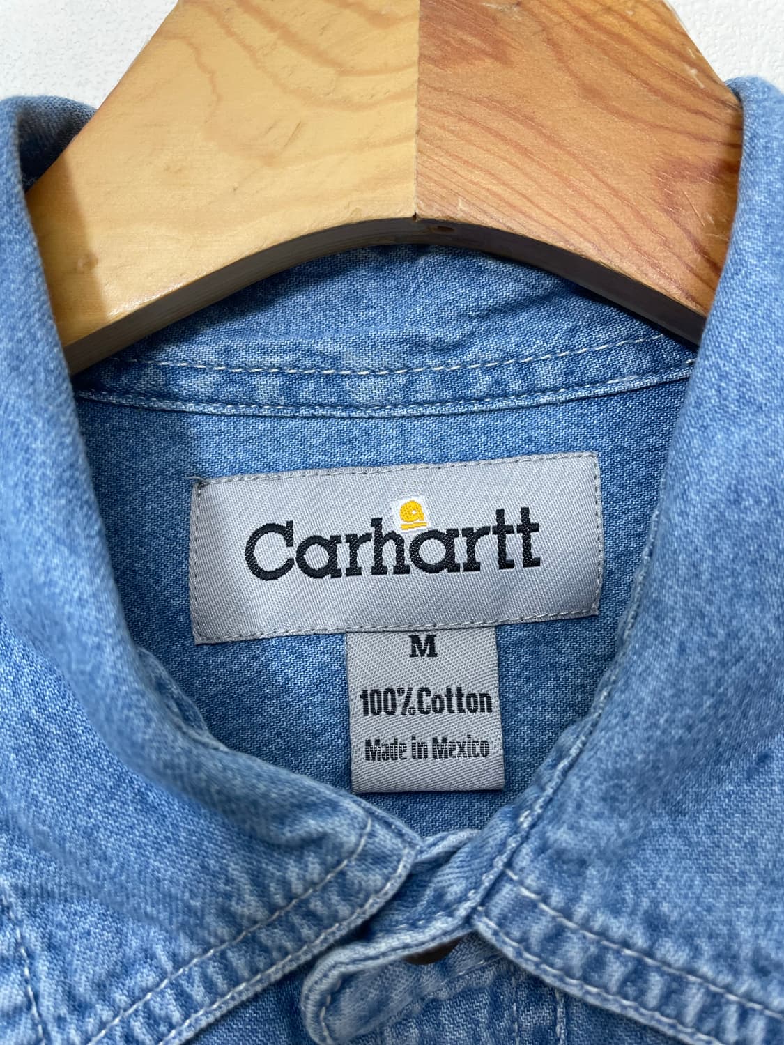 칼하트 데님 셔츠 S1 상품이미지3