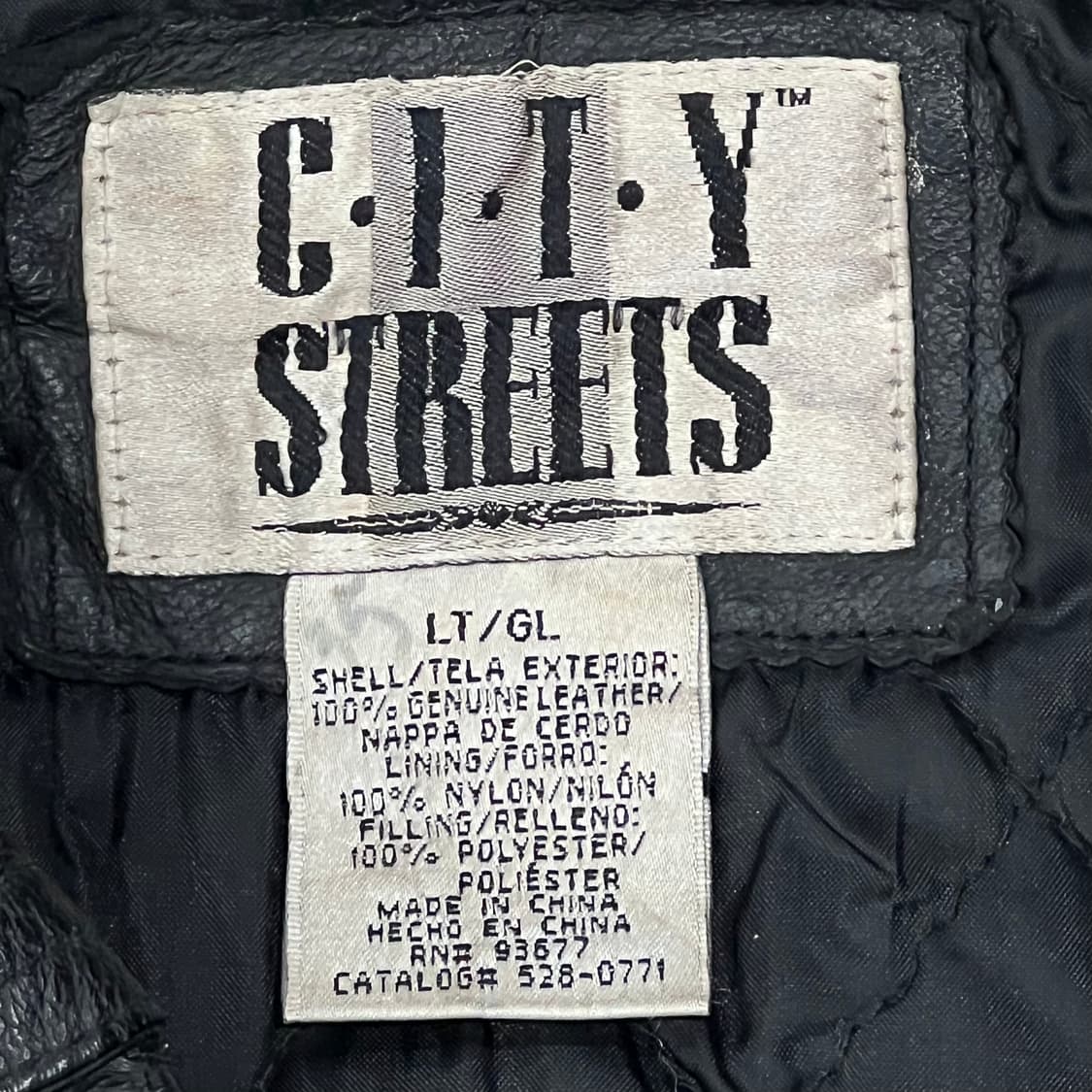 씨티스트릿 레더 봄버자켓 s10201 상품이미지6