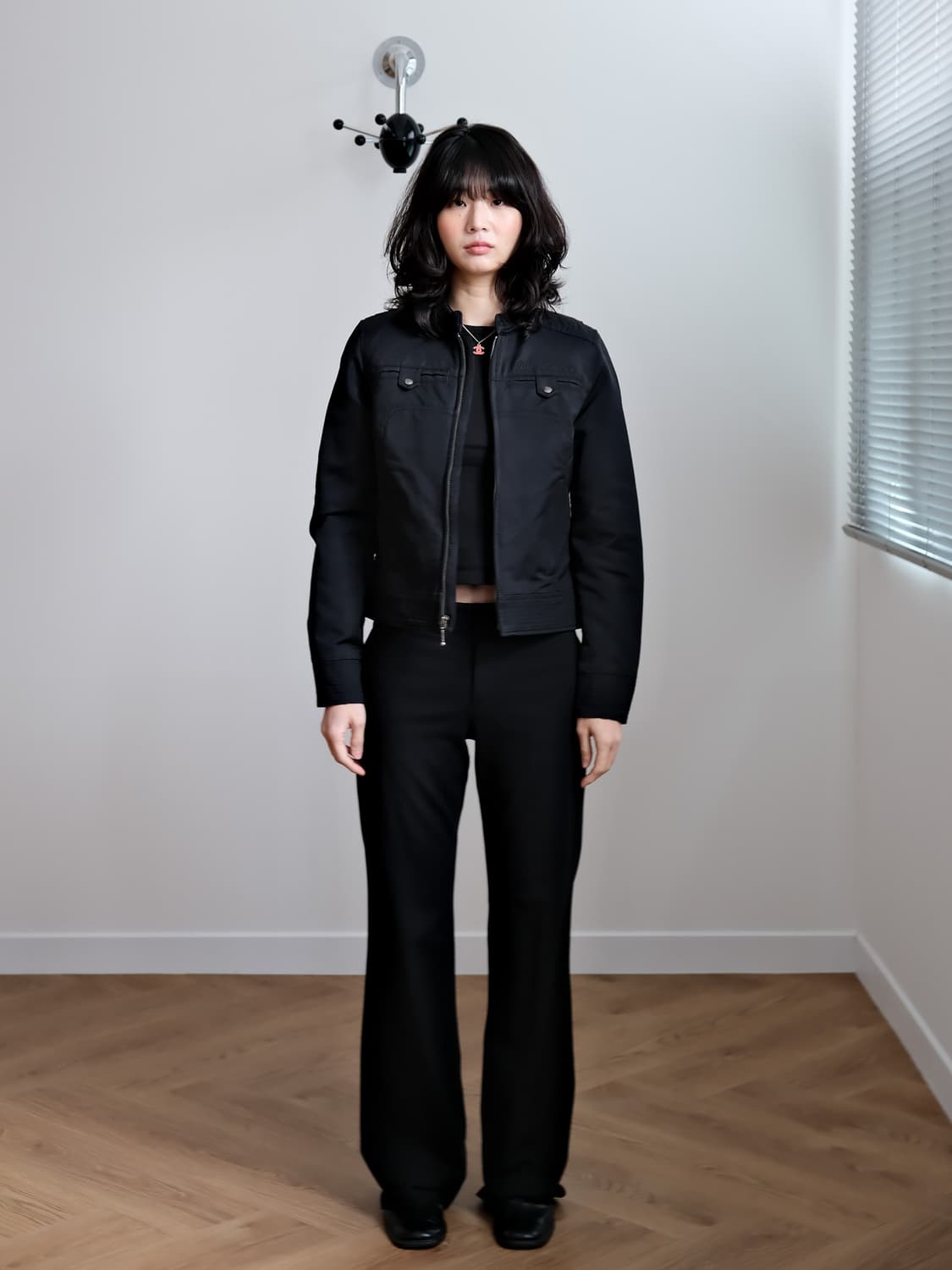 할리 데이비슨 큐빅 레터링 바이커 자켓 90  상품이미지2