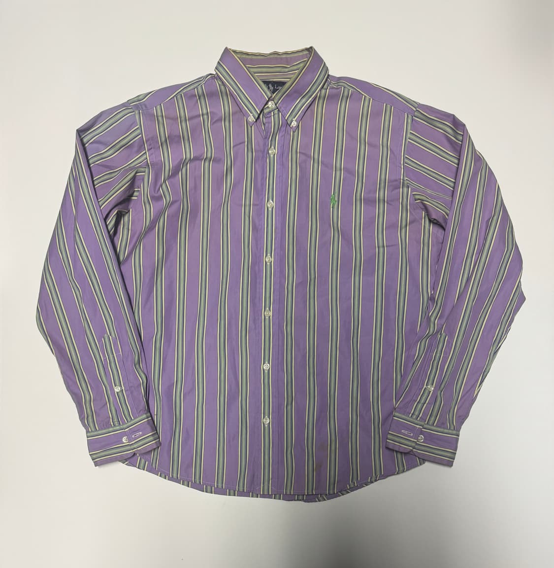 정품 폴로 랄프로렌 레트로 스트라이프 코튼 셔츠 L~XL 상품이미지1