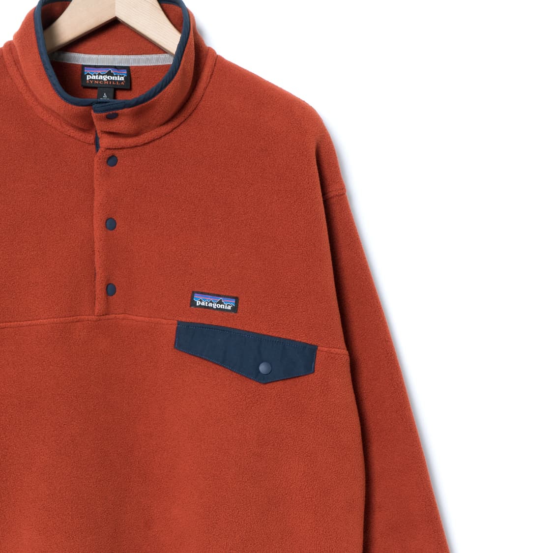 [L] 파타고니아 신칠라 스냅티 번트 오렌지 상품이미지3