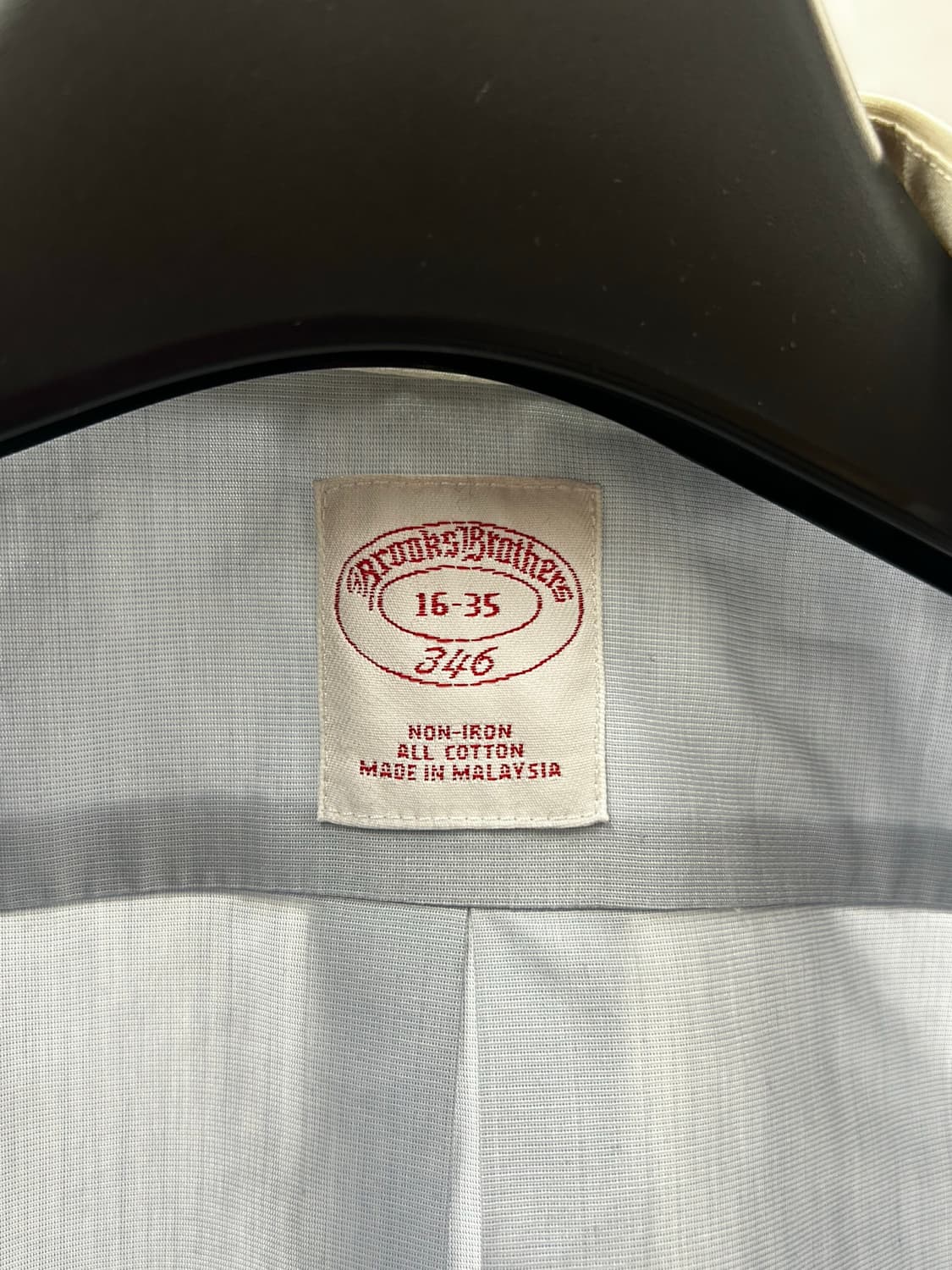 브룩스브라더스(Brooks Brothers) 블루 배색 클래식 셔츠 상품이미지4