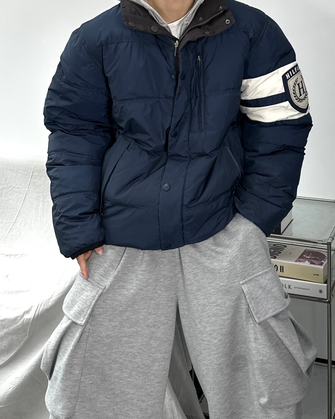 타미 힐피거 90s 리버시블 패딩 XL 상품이미지4