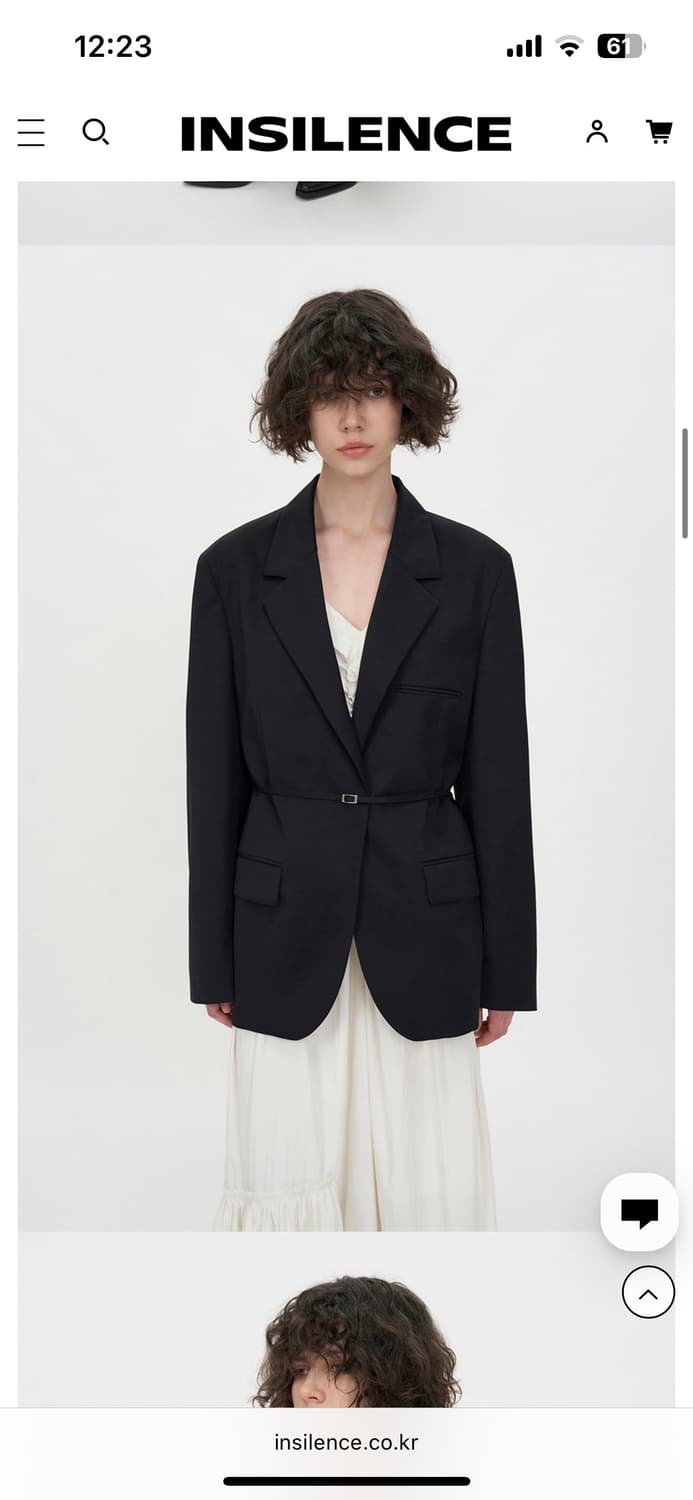 이번주까지 할인) 인사일런스 디태쳐블 벨트 블레이저 상품이미지1
