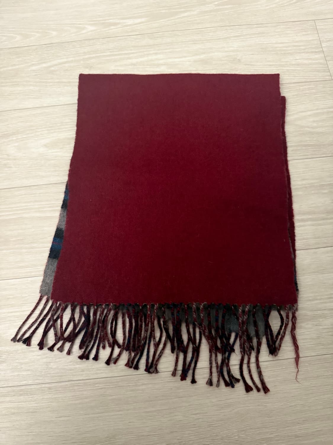 Japanese Vintage 체크 리버시블 머플러 상품이미지2