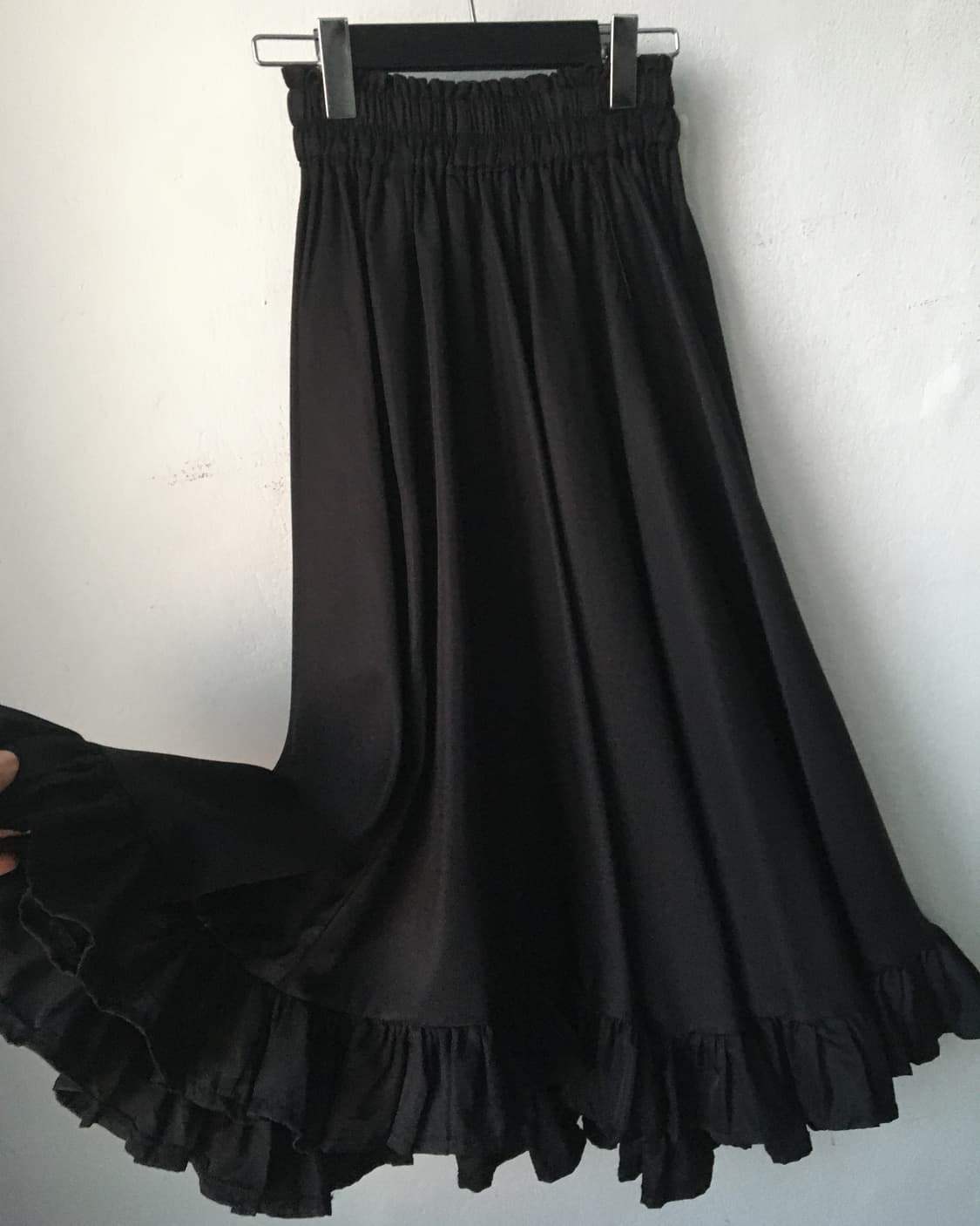 Frill unbalanced long skirt 상품이미지2