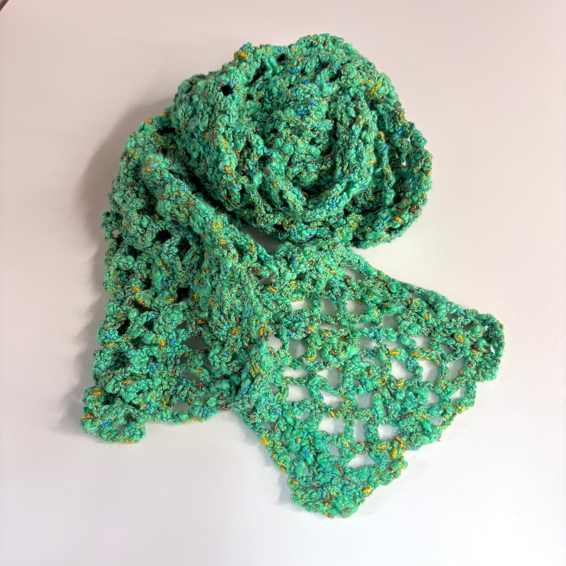 뜨개질 히피 그린 모리걸 머플러 스카프 (JPN) 상품이미지2