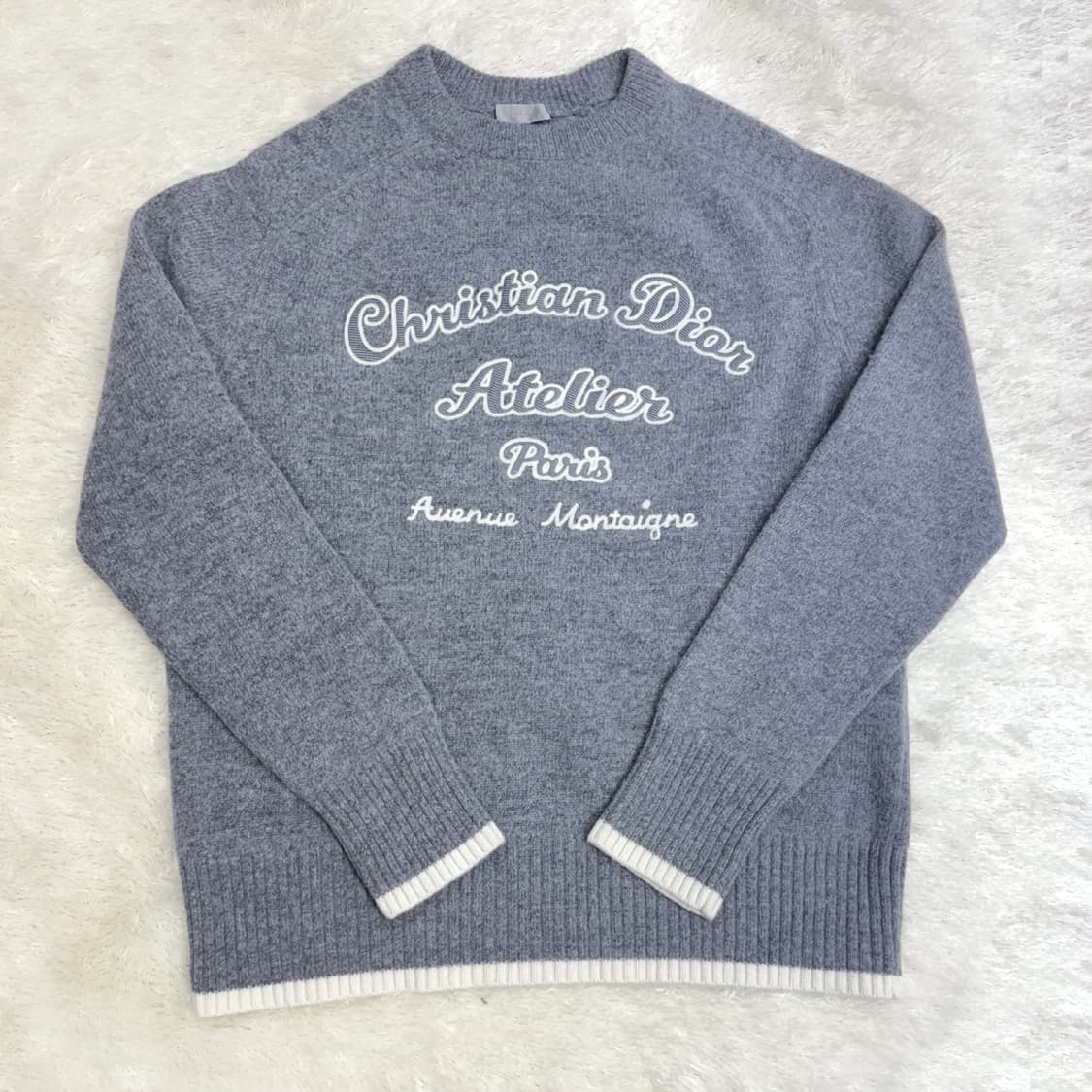 디올 아뜰리에 스웨터 그레이울저지 영구제  상품이미지1