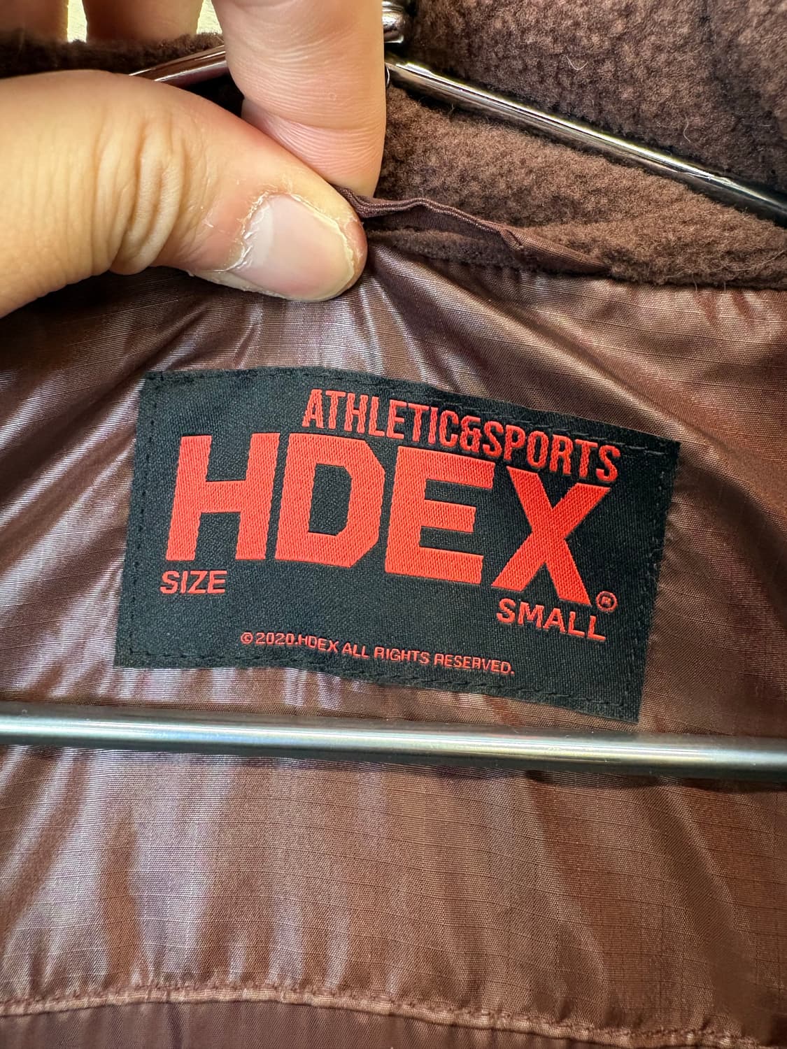 HDEX 에이치덱스 다운 크롭 숏패딩 브라운 상품이미지6
