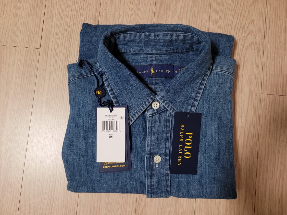 폴로 랄프로렌 데님 셔츠 M사이즈 새상품 상품이미지2
