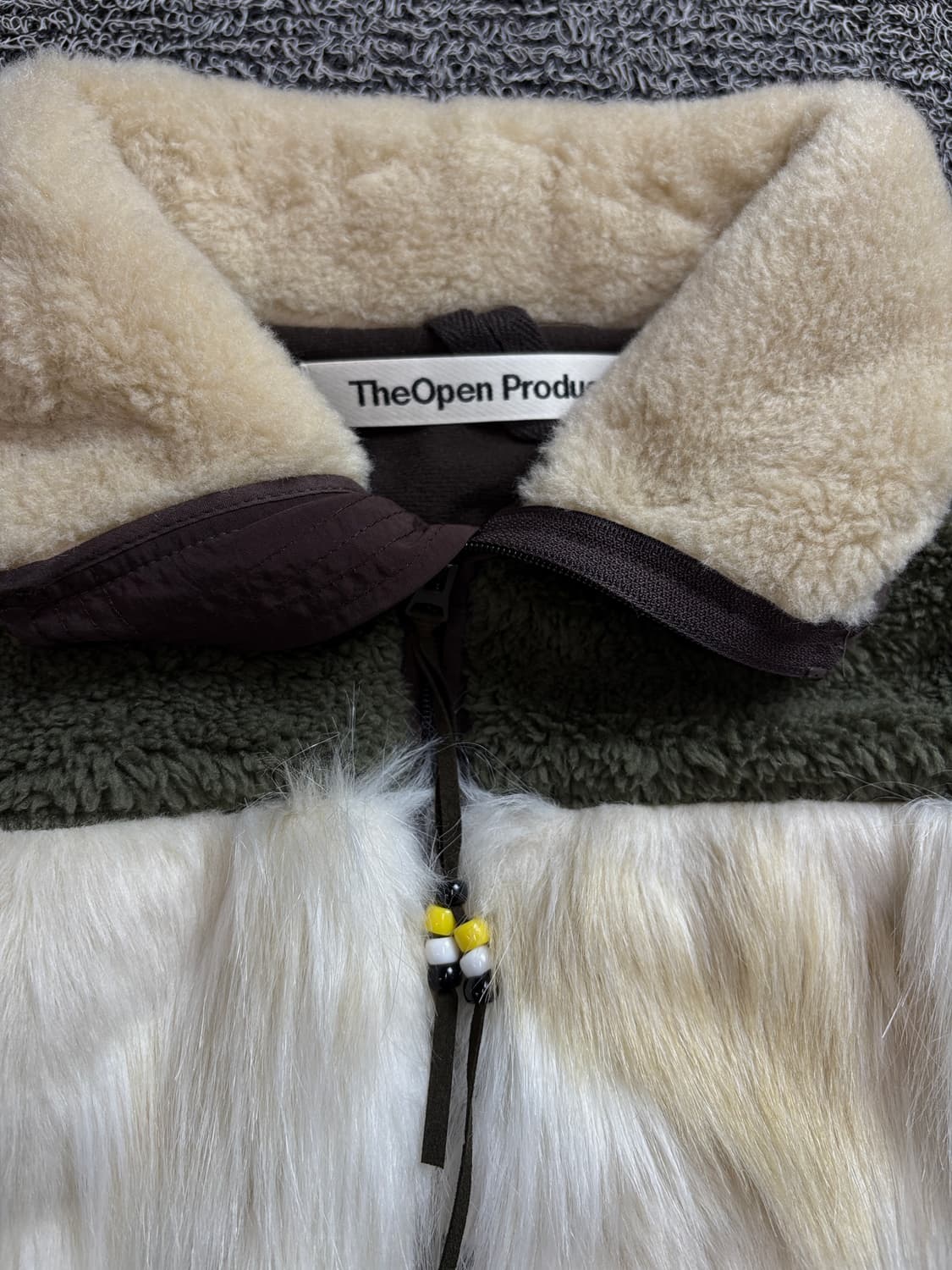 더오픈프로덕트 퍼 쉐르파 믹스업 플리스 자켓 1659 상품이미지3