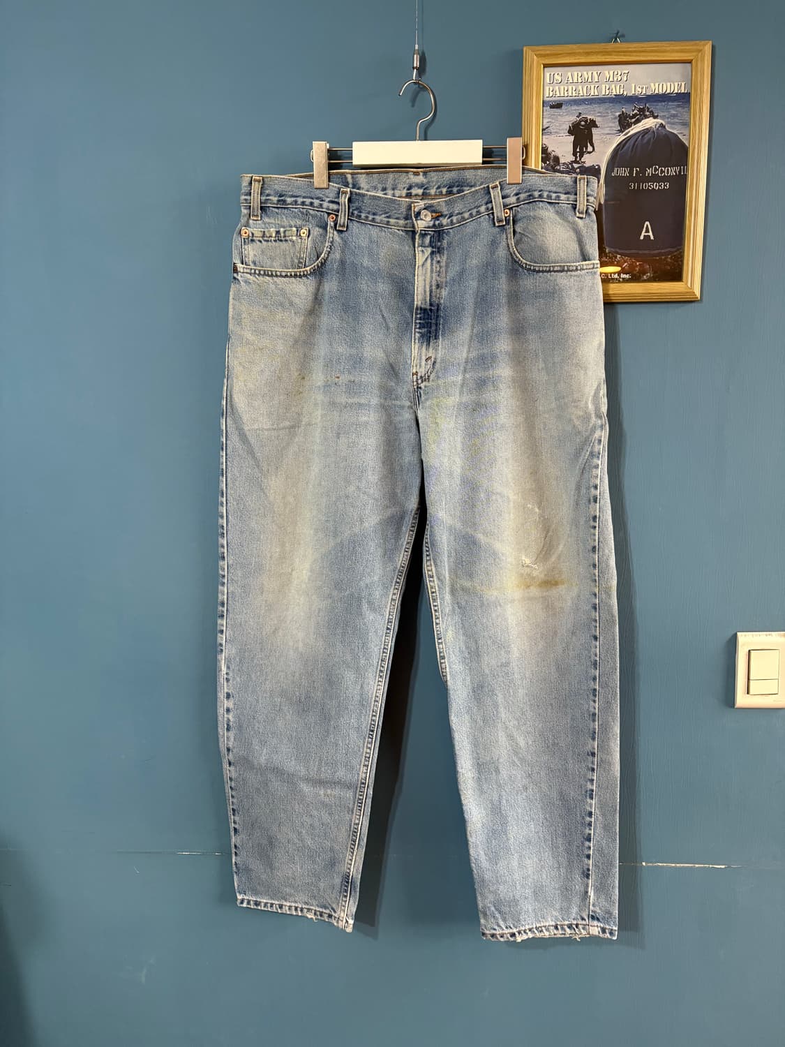 00‘s vtg Levis 560 denim pant. 상품이미지1