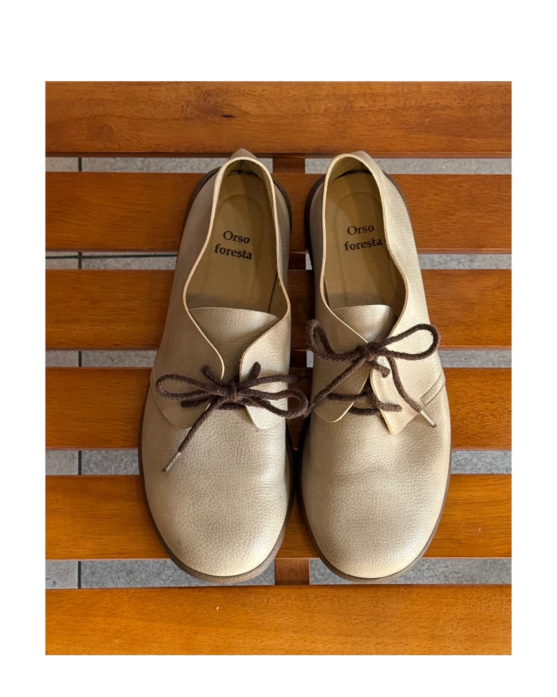 일본 빈티지 made in japan 가죽 단화 모리걸 상품이미지1