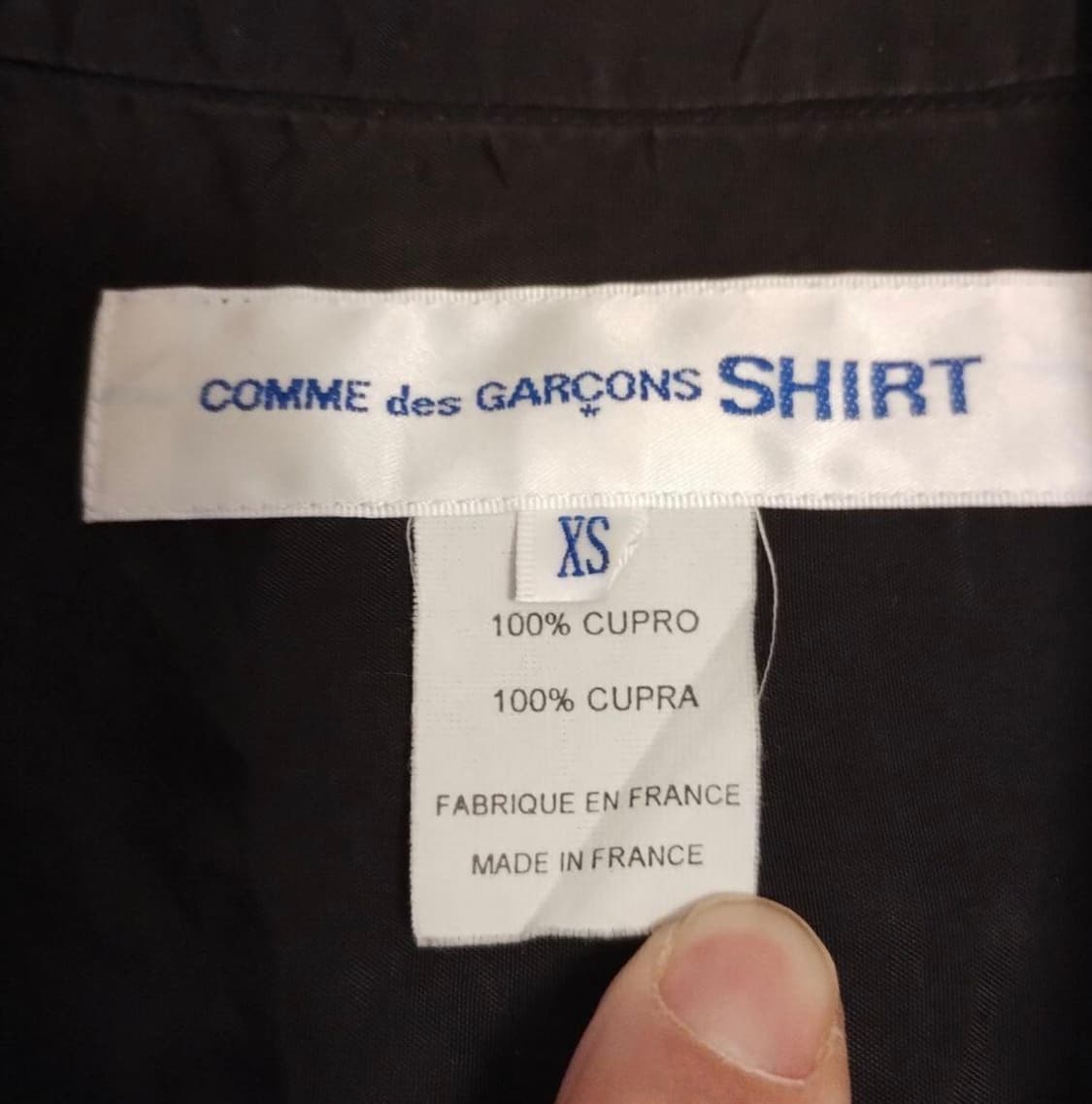 꼼데가르송 큐프라 셔츠 상품이미지3