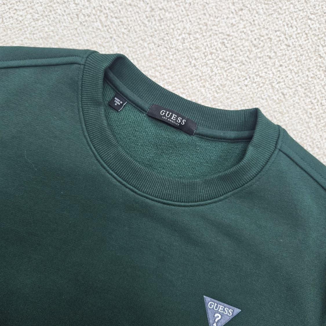 [S] 게스 스몰로고 맨투맨 긴팔 티셔츠 1209J1 상품이미지2