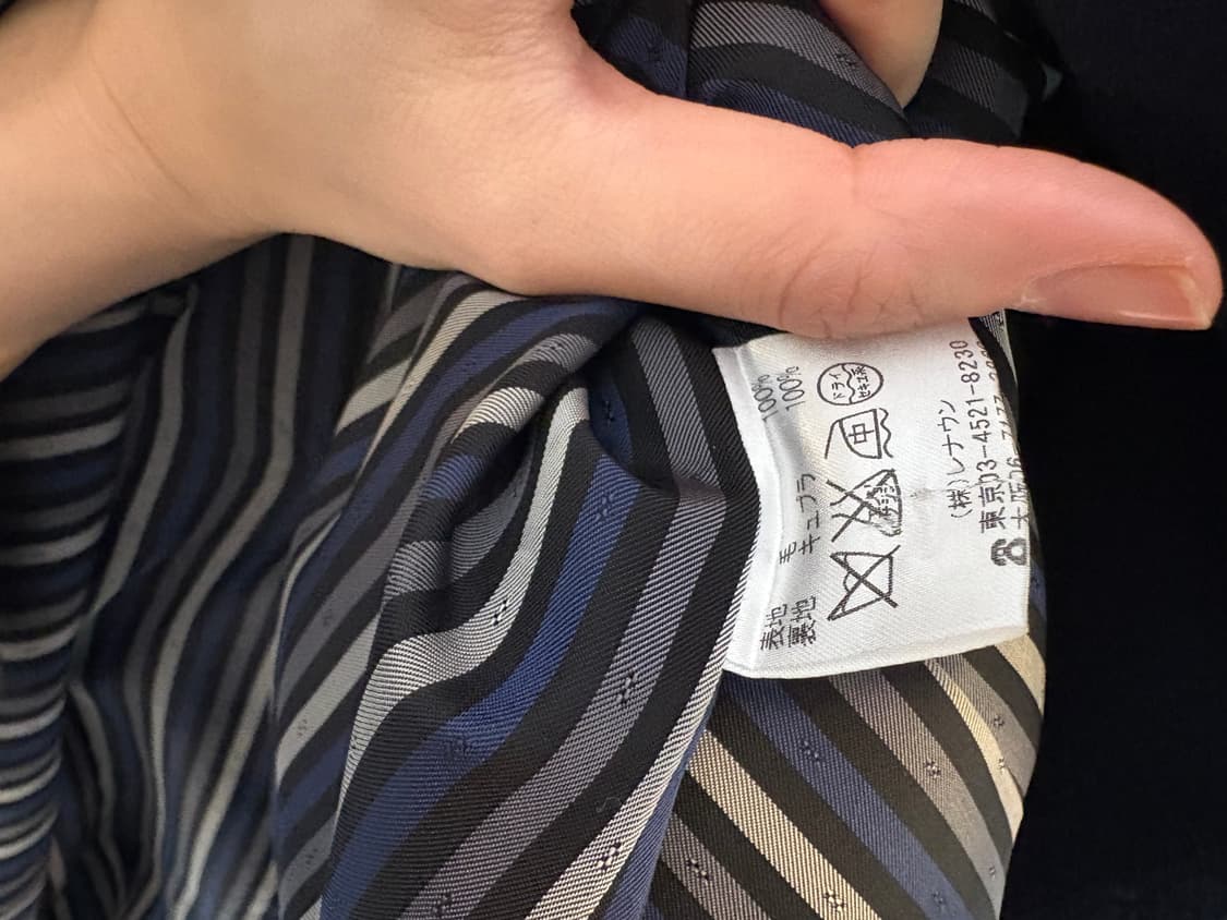 아쿠아스큐텀 네이비 더블 코트 Japan 상품이미지3