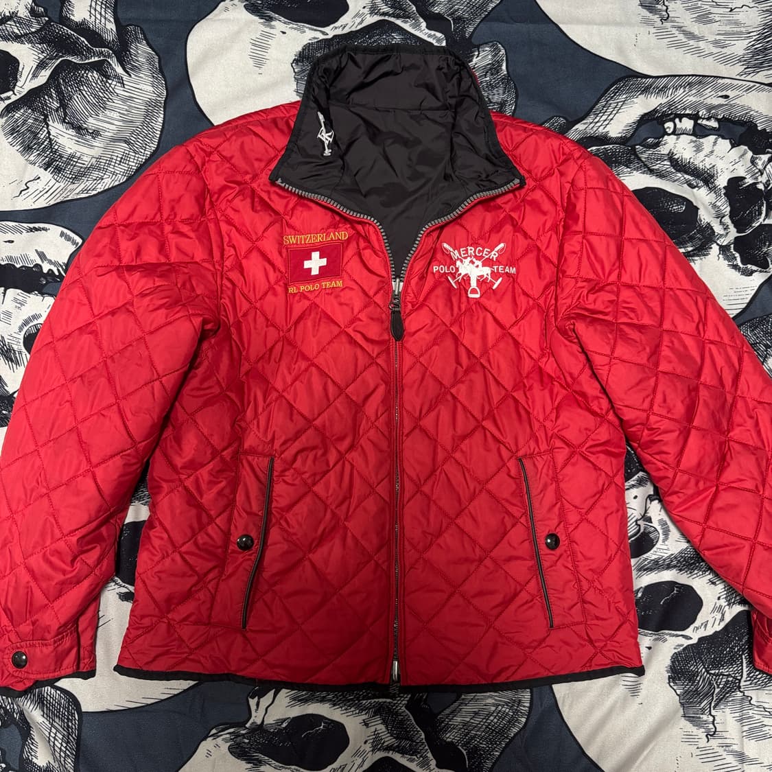 폴로 리버시블 퀄팅자켓 L사이즈  상품이미지5