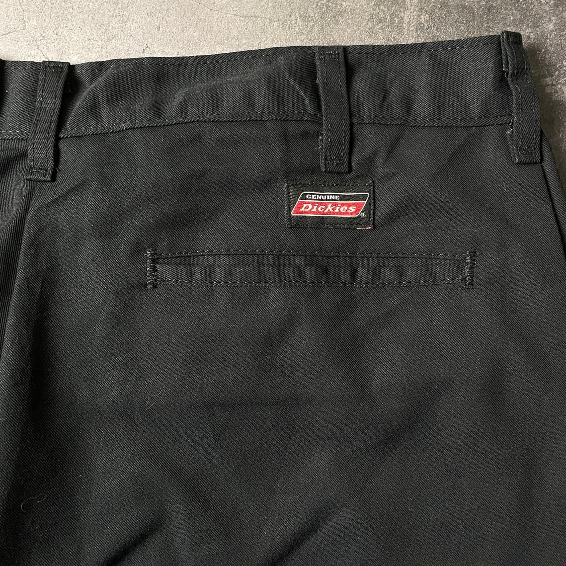 DICKIES 디키즈 빈티지 블랙 코튼 더블니 워크 팬츠 A00801 상품이미지8