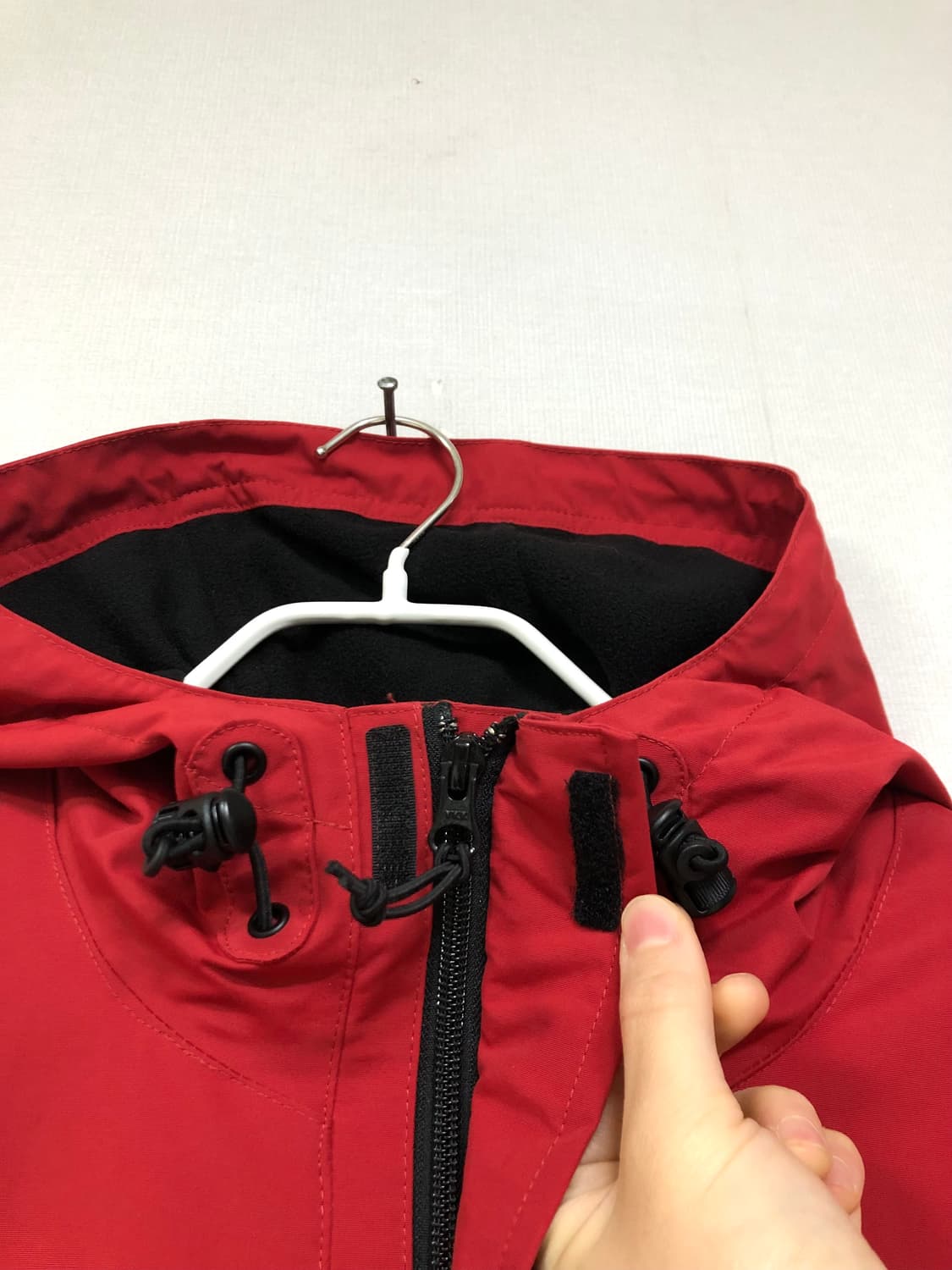 칼하트 wip 기모 풀오버 아노락 바람막이 XL _ 레드 상품이미지2