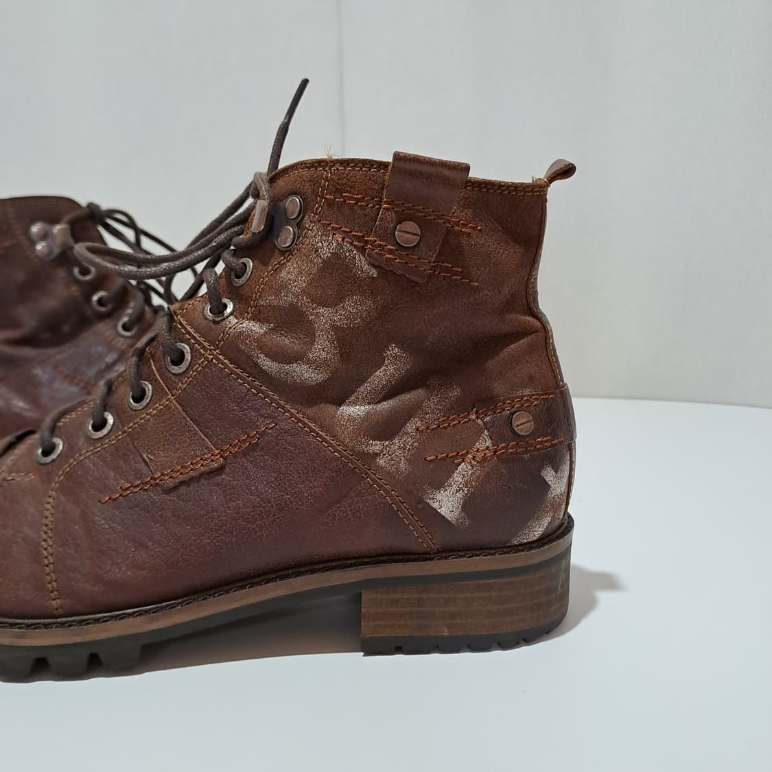 (택포) 버팔로 가죽 워커 부츠 260 A984 상품이미지5