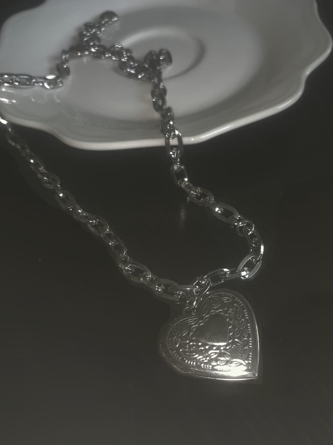 스젠 Briden Heart Chain Necklace 하트목걸이 팬던트 상품이미지1