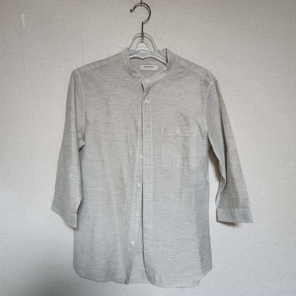 커스텀멜로우 마혼방 칠부 셔츠 남95 상품이미지1