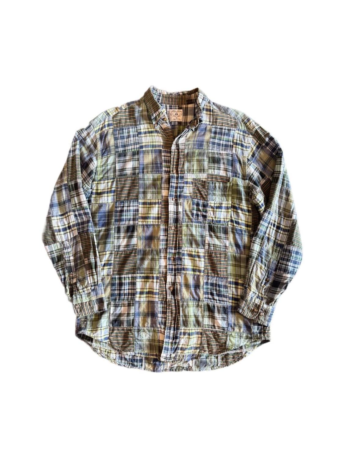 브룩스 브라더스 버튼다운 마드라스 체크셔츠 상품이미지1