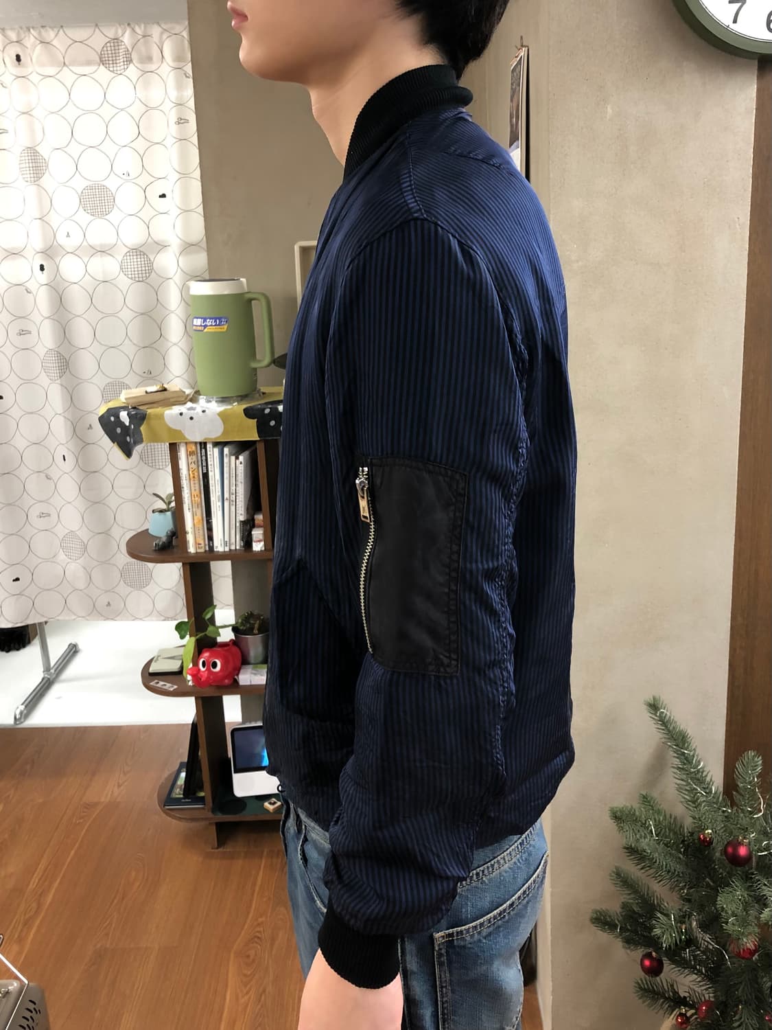 Johnlawrence sullivan 스트라이프 ma1자켓 34 상품이미지3