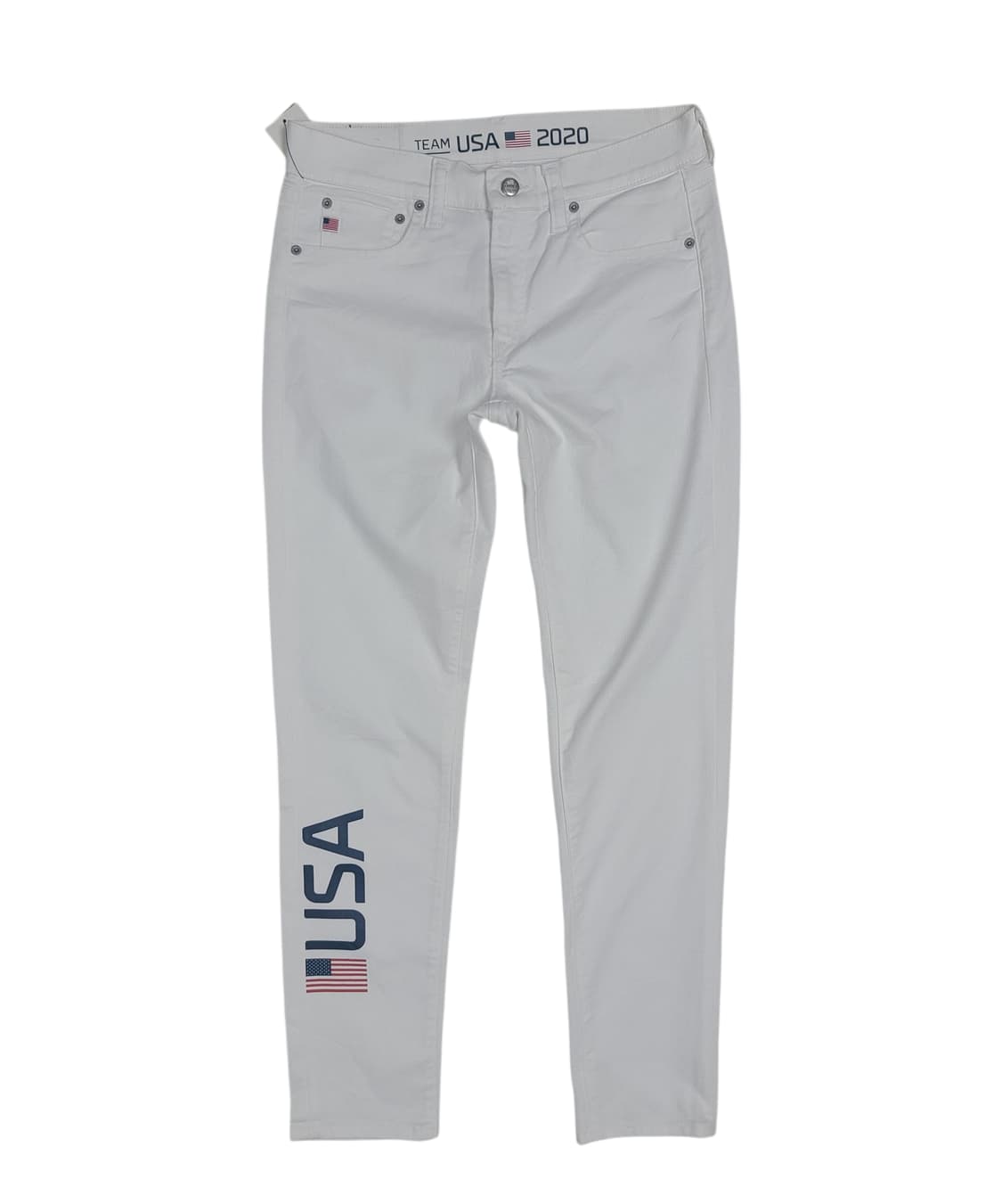폴로 랄프로렌 x TEAM USA 2020 올림픽 White jeans 상품이미지1