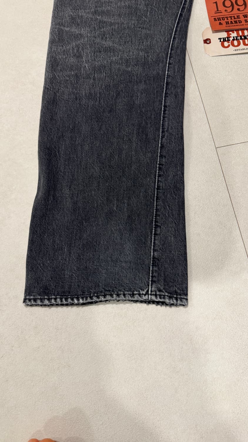 풀카운트 0105BK 다트포드 블랙 데님 36 상품이미지7