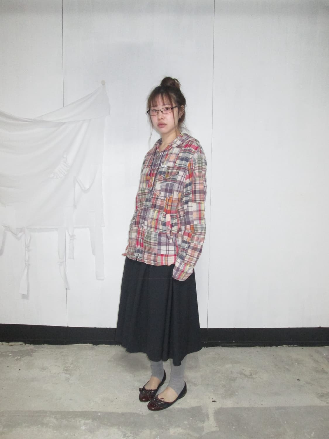 Vintage Pleated Waist Skirt 상품이미지2