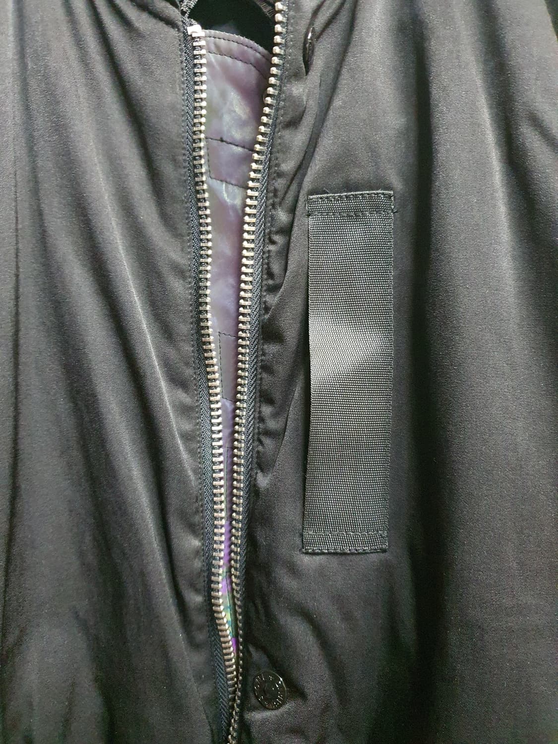 스톤아일랜드 블랙 봄버 자켓 95 상품이미지3