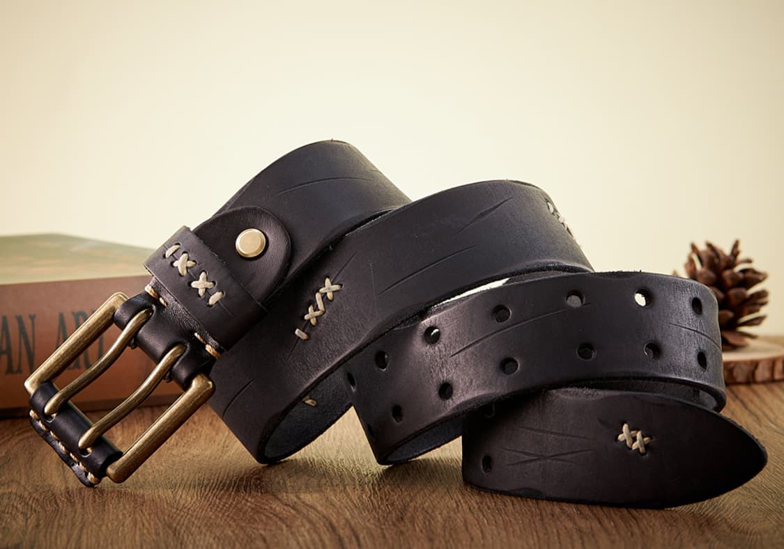 남성 소가죽 벨트 청바지 캐쥬얼 의류 허리띠 상품이미지8