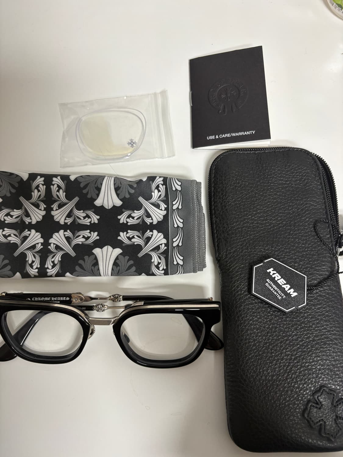 크롬하츠 안경 덕버터 블랙/실버 상품이미지1