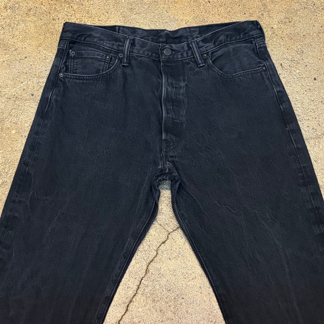 00s 미국 빈티지 리바이스 501 블랙진 청바지 상품이미지2