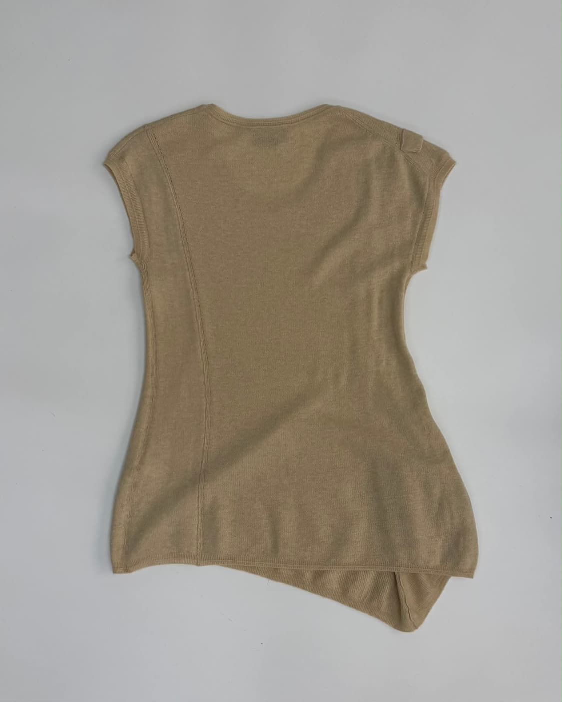 [90] 랑방 울 캐시미어 니트 드레스 베스트 상품이미지2