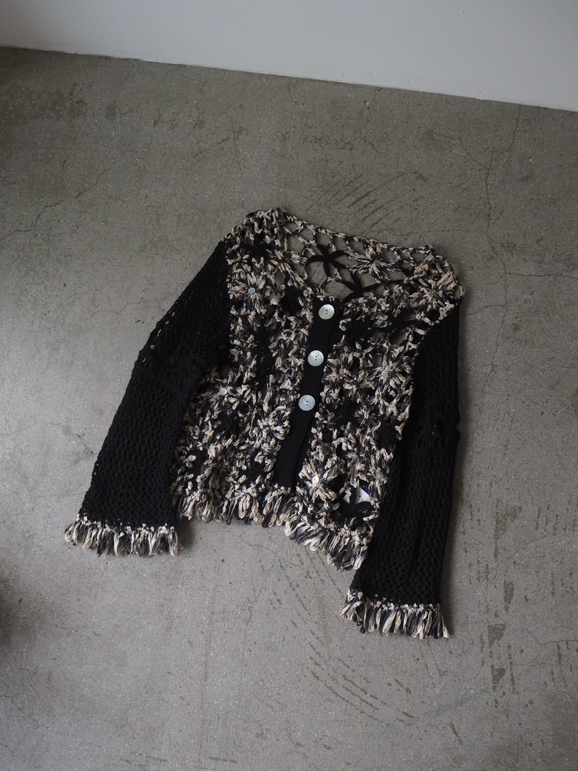 vintage crochet cardigan 상품이미지1