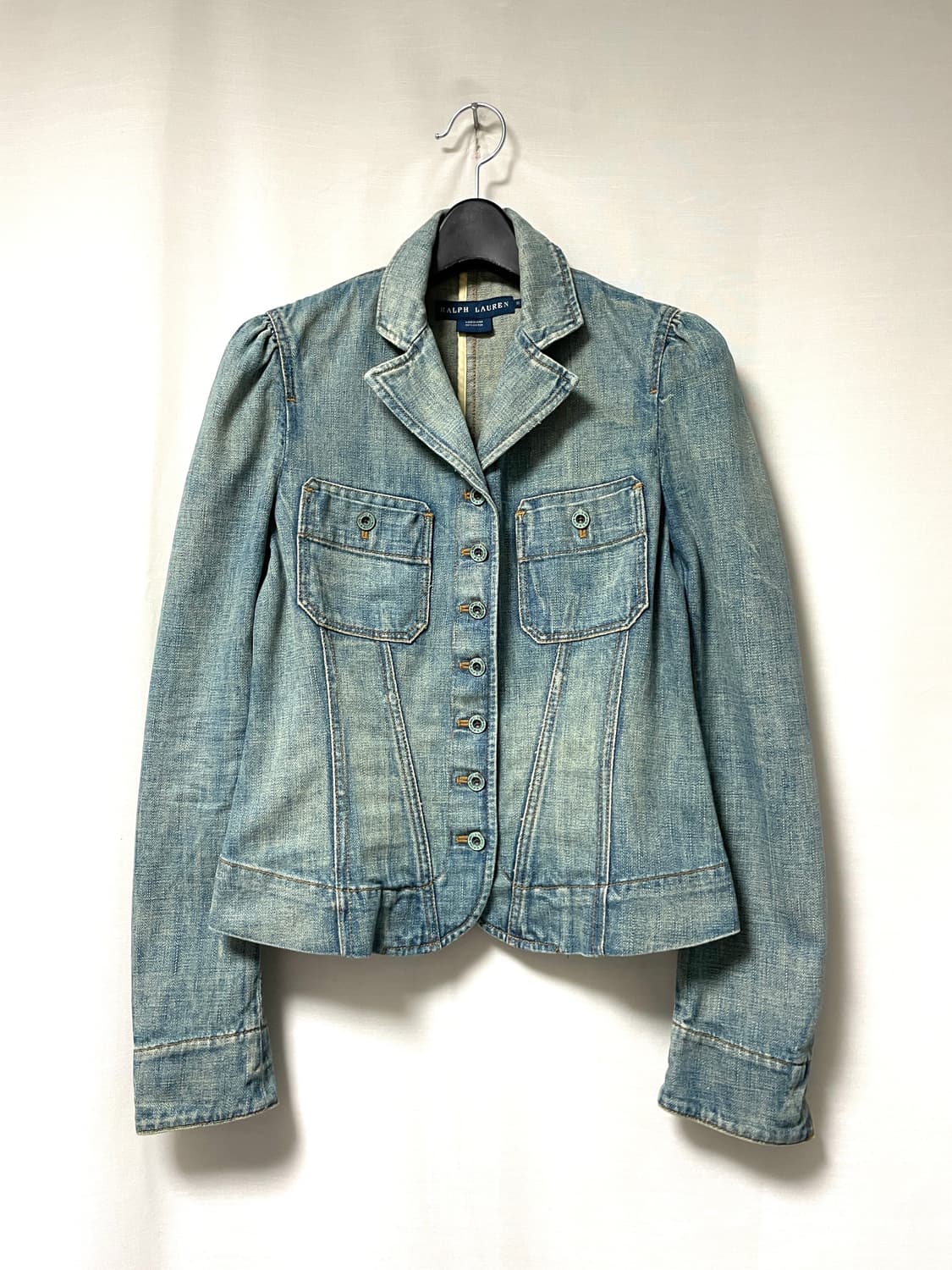 여성 폴로 랄프로렌 슬림핏 웨스턴 데님 청자켓 상품이미지1