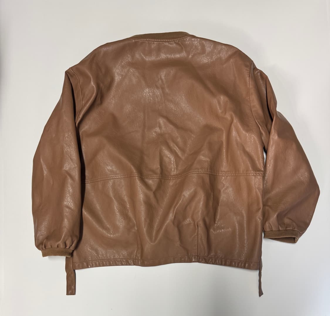 여성 헤이린뉴욕 23년도 페이크 레더 봄버 자켓 F 상품이미지2