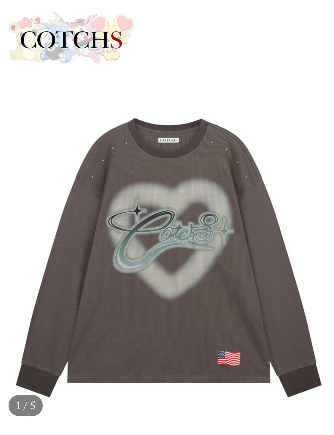 카치스 cotchs 와플 티셔츠 상품이미지1