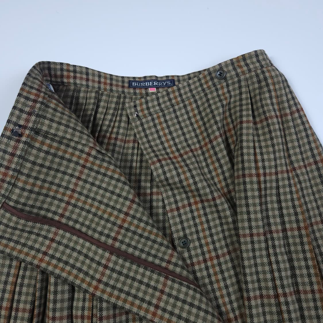 버버리 울 체크 롱 스커트  상품이미지4