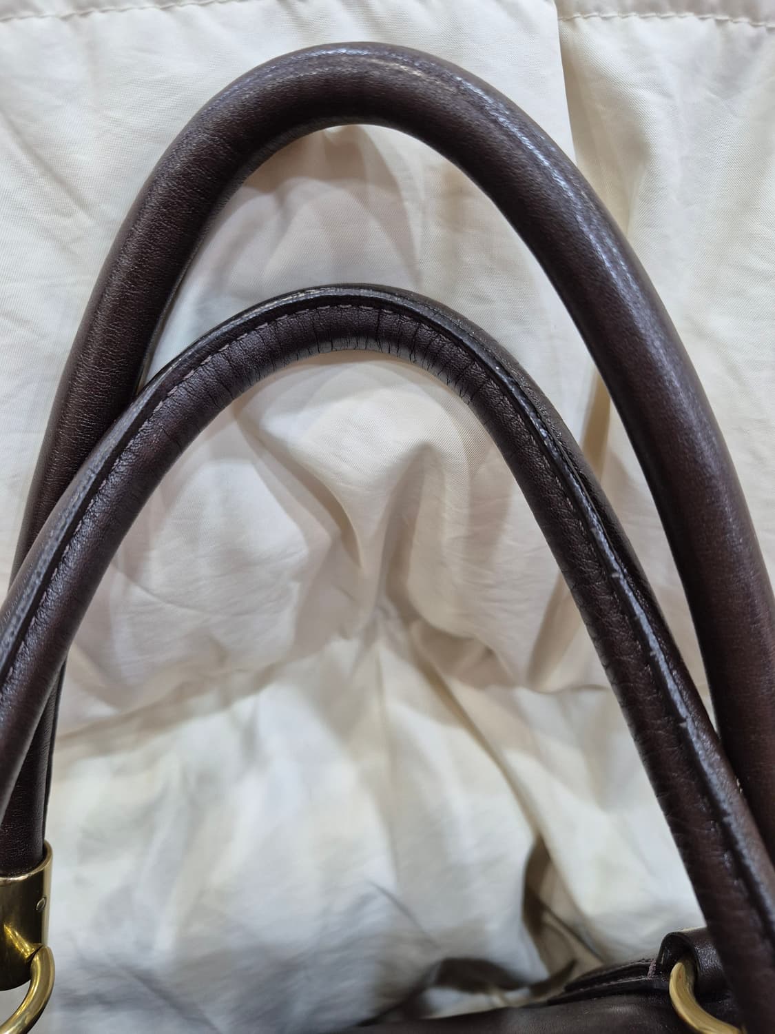 코치 브라운 가죽 토트백 15339 상품이미지4